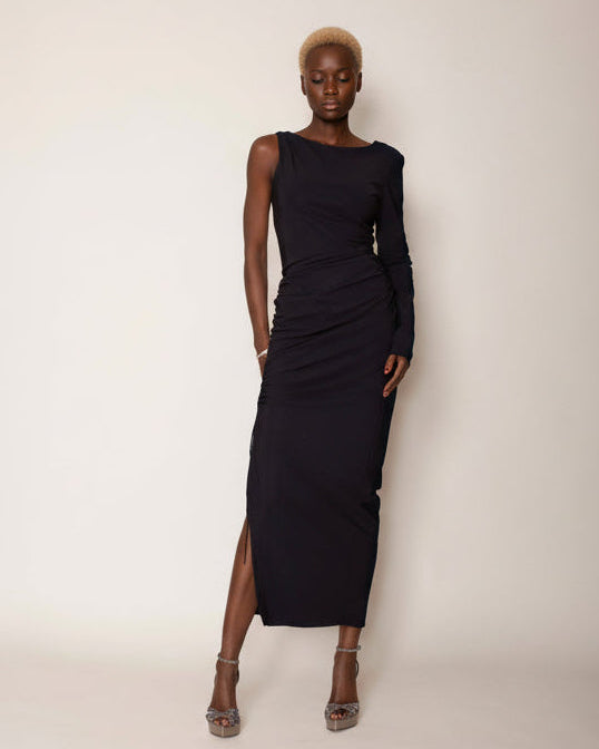 Jerseydress Onesleeved black