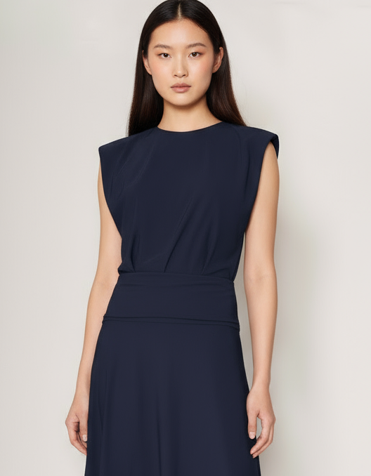 Padded Top midnight blue