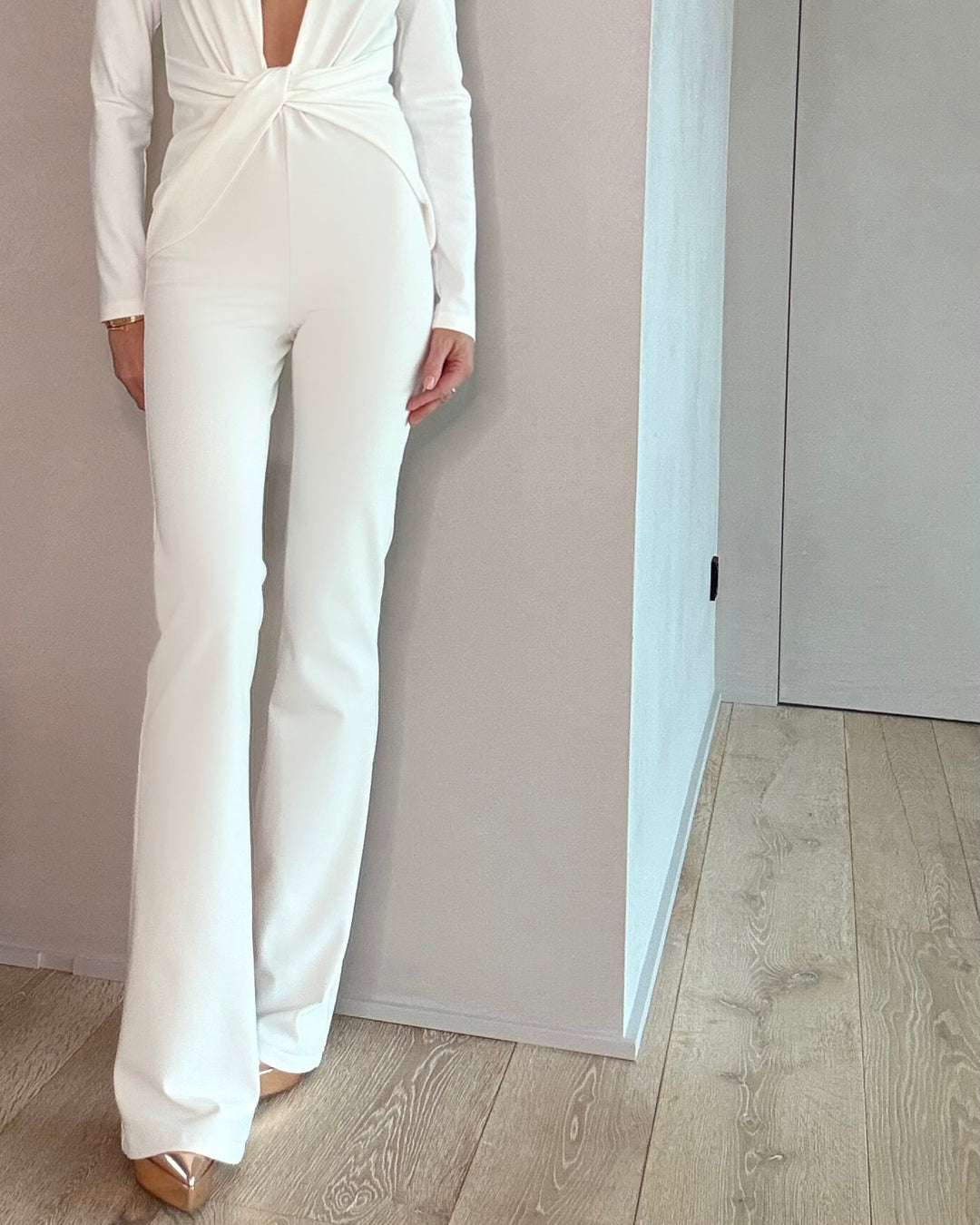 Seventies Catsuit white
