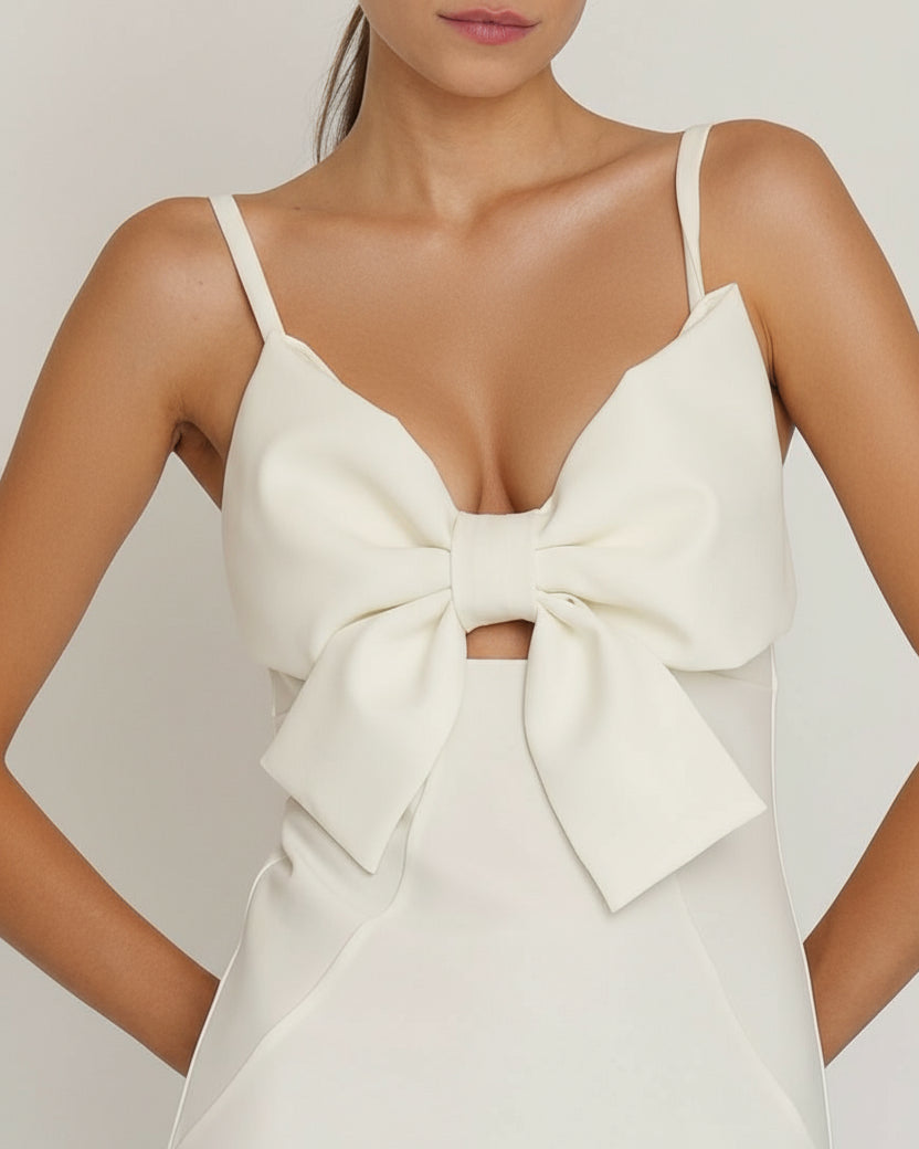 Papillon Dress off white