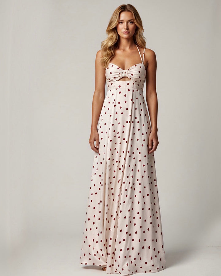 Polka Dot Dress creme