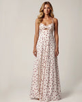 Gepunktetes Maxikleid Creme von Sonja Kiefer