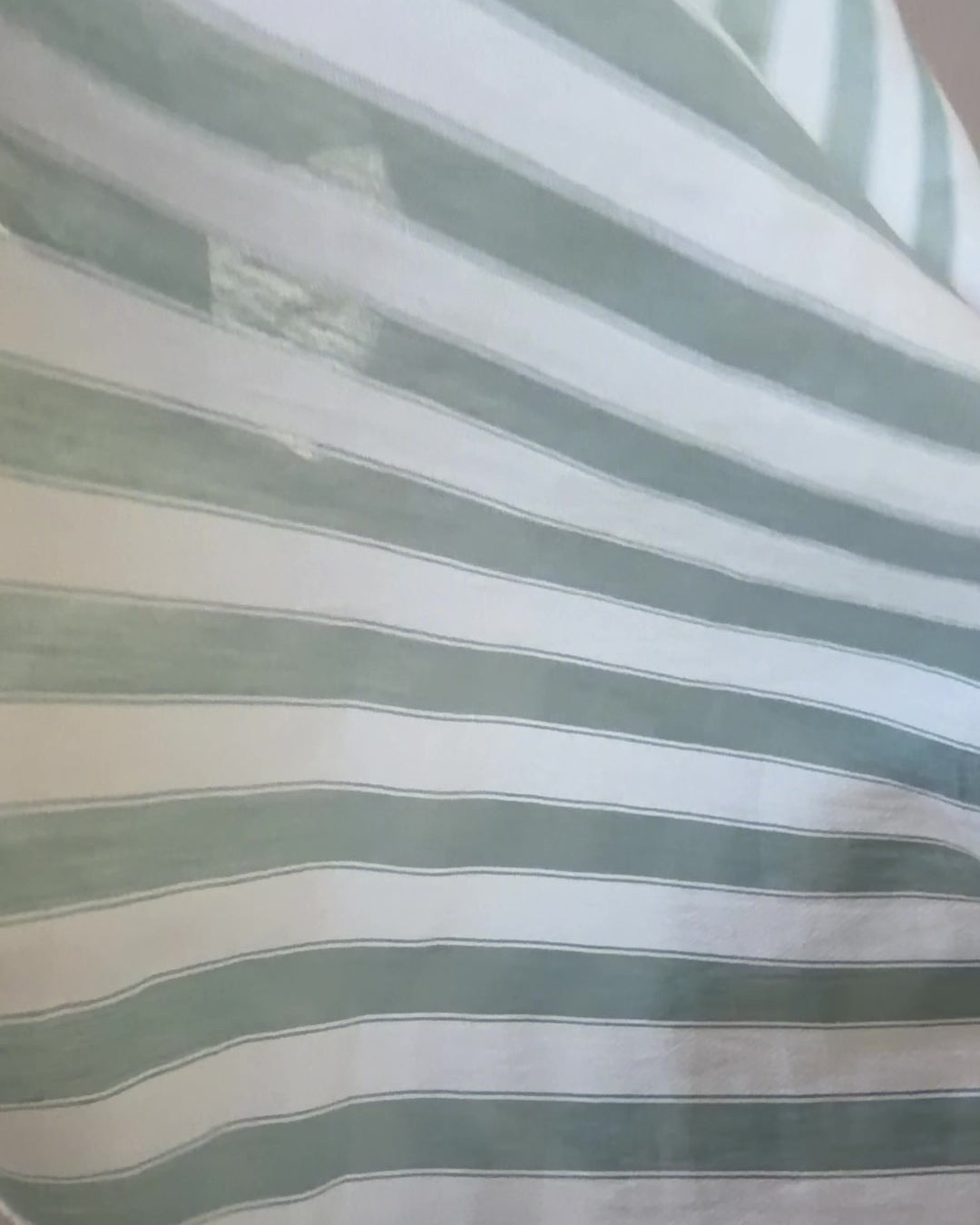 Sheer Striped Maxi Skirt Set