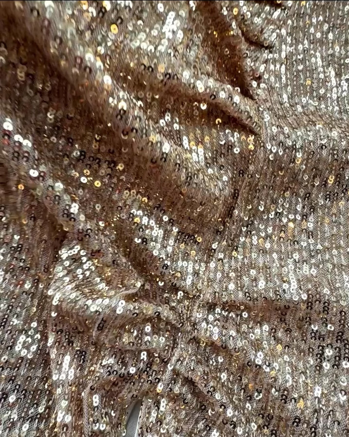 Glow Gold Halterneck Dress