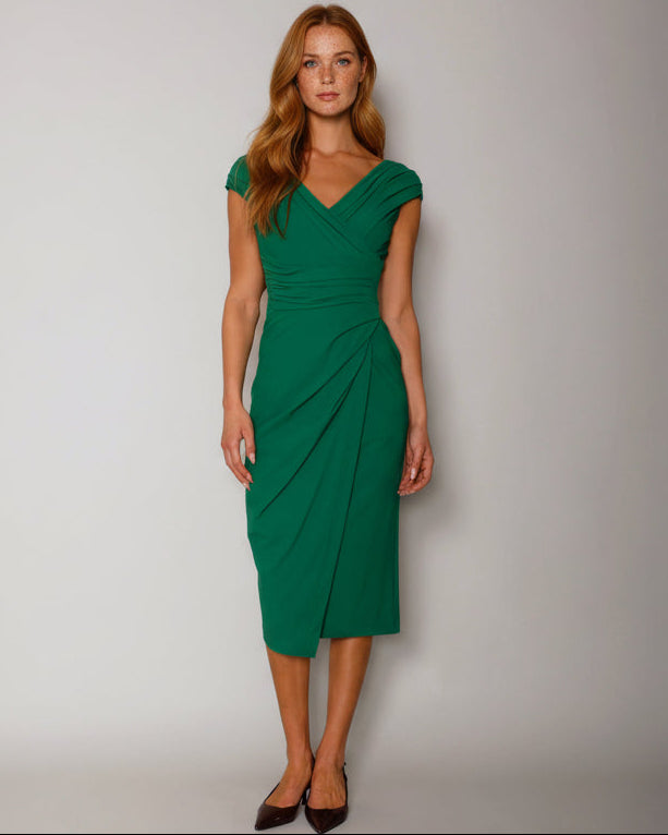 Midikleid aus Jersey Frühlingsgrün von Sonja Kiefer