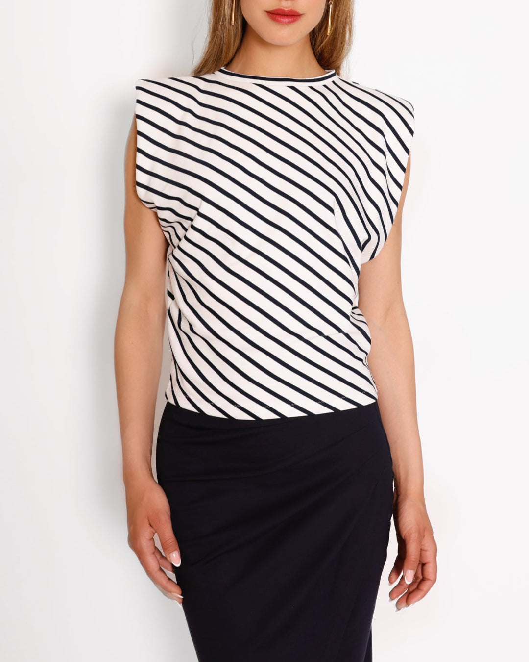 Paddedc Top Striped