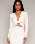 Wandelbares Jersey-Shirt Off-White von Sonja Kiefer
