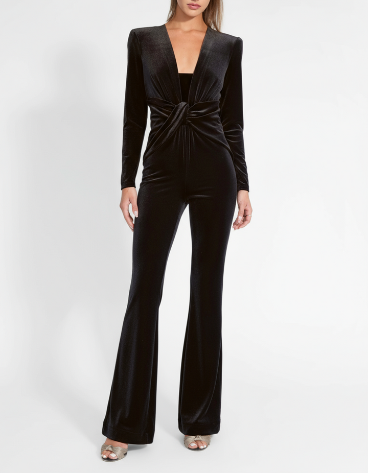 Velvet Catsuit black-BACK IN STOCK