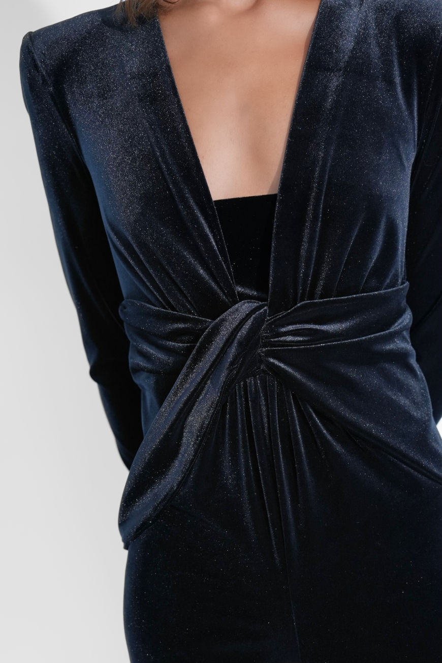 Velvet Catsuit black