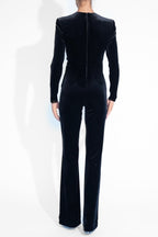 Velvet Catsuit black