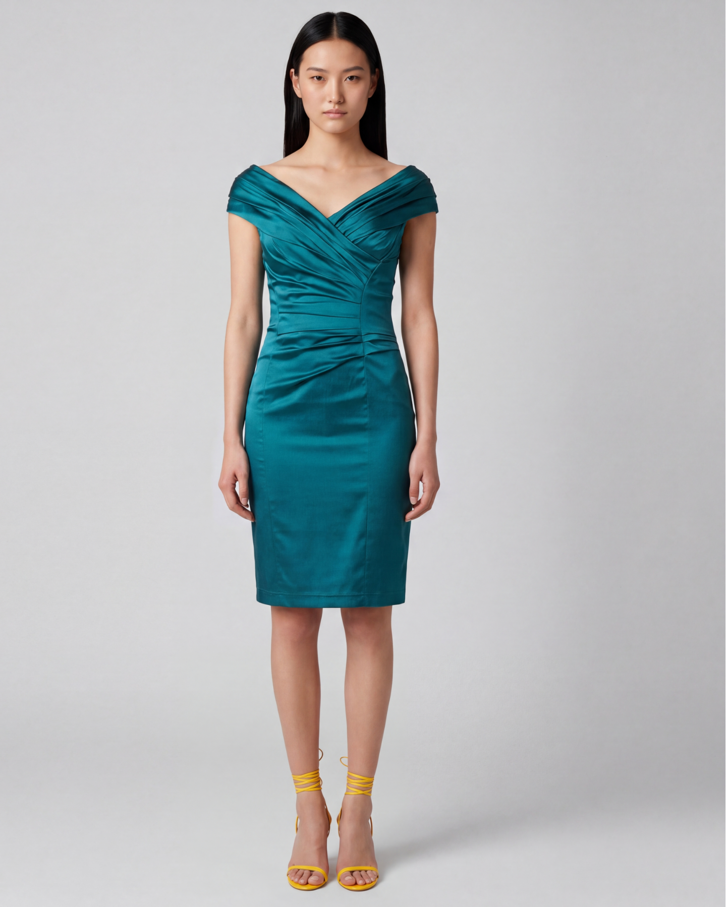 Kurzes Abendkleid Opera Smaragd von Sonja Kiefer