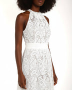 Crochet Mididress white