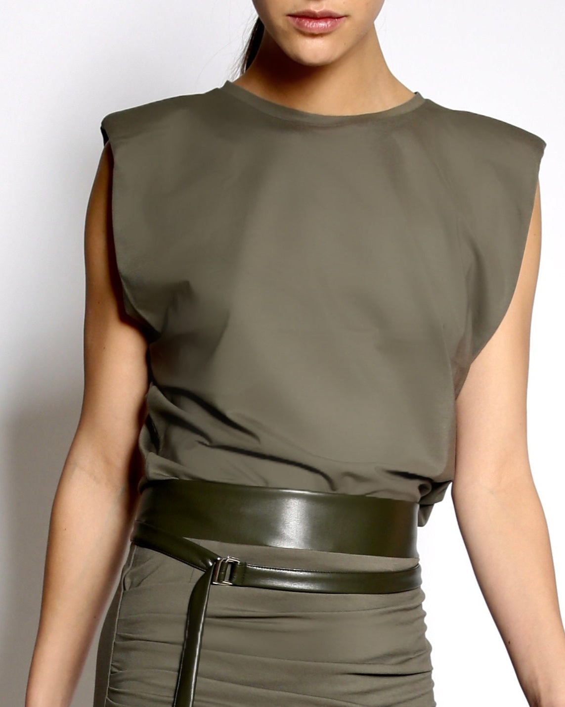 Padded Top olive