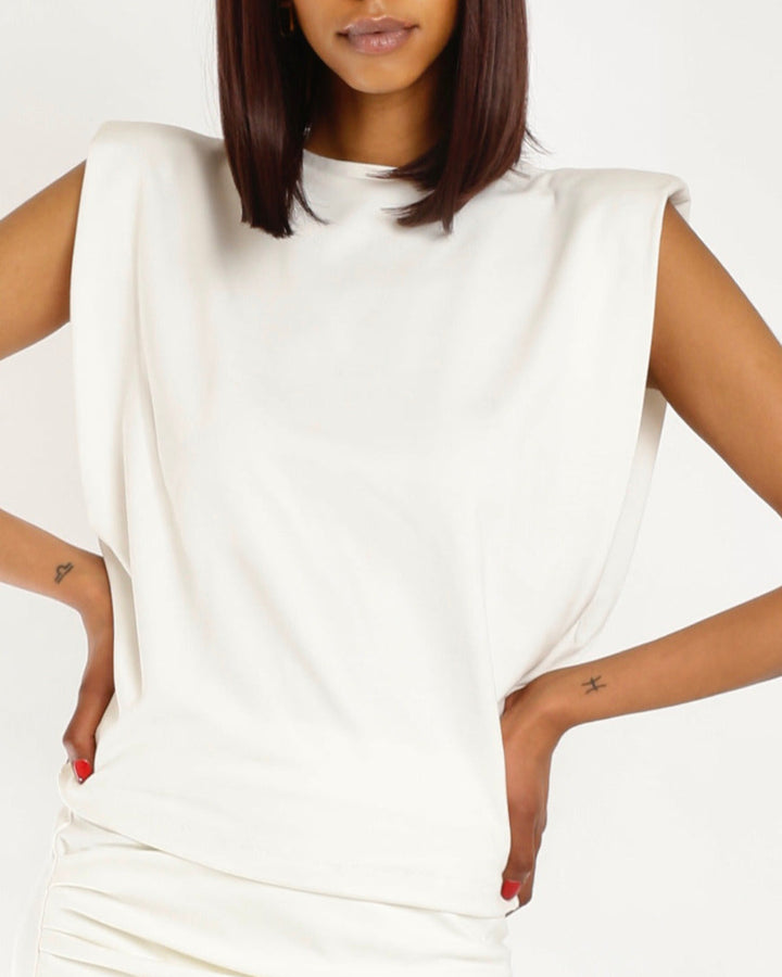Padded Top offwhite