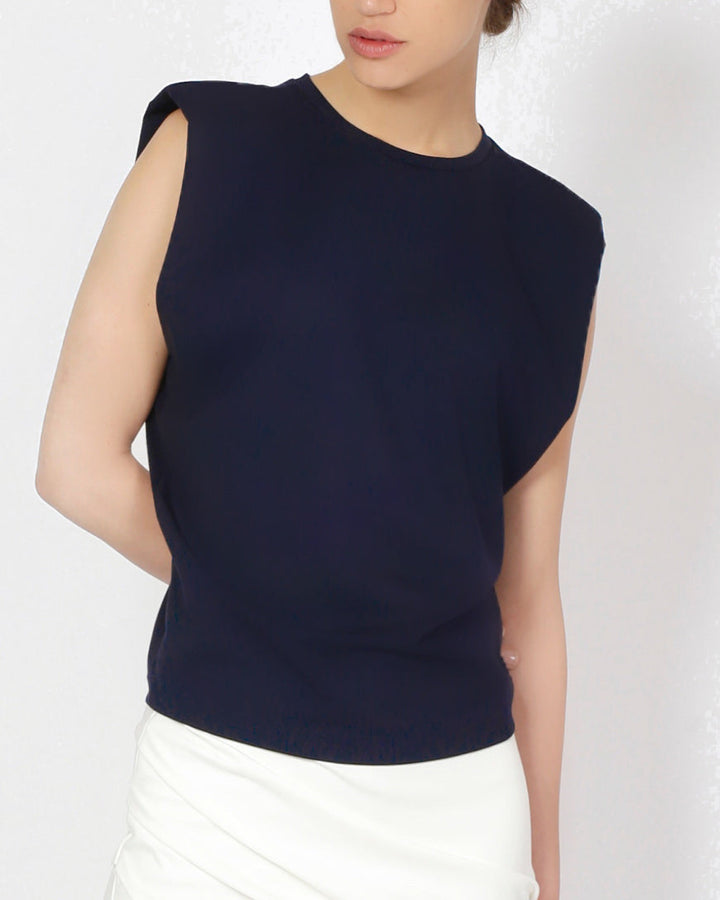 Padded Top navy