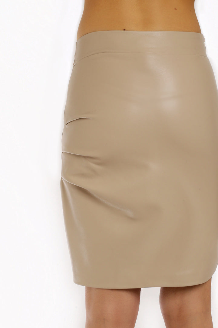 Vegan Leather Mini beige