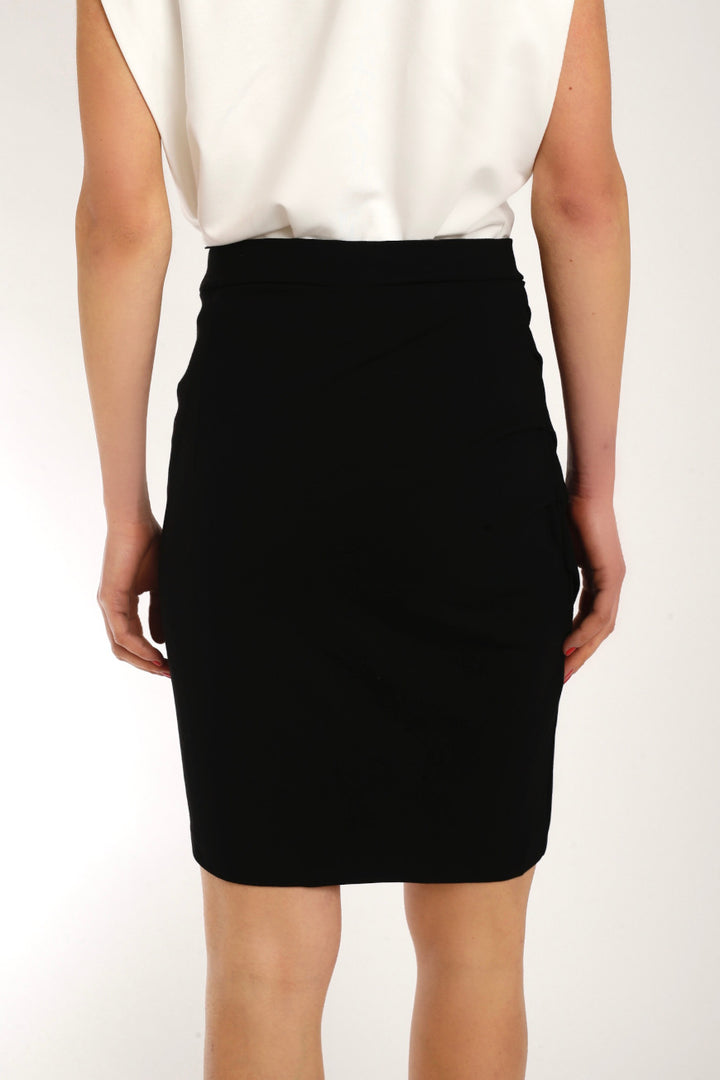 Wrap Mini Jersey schwarz